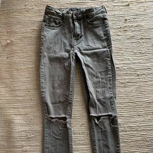 Aeropostale Misty Green High-Waisted Skinny Jeans